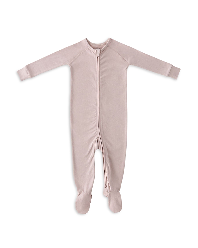 Pehr Unisex Essentials Sleeper Footie - Baby In Pink