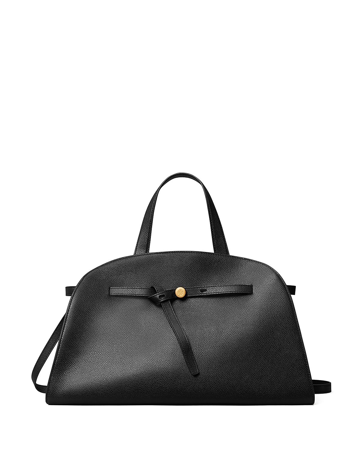 Tory Burch Romy Bauletto Belted Leather Satchel