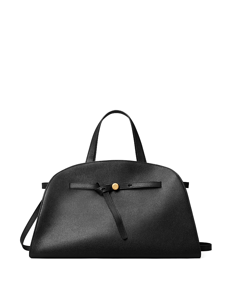 Tory Burch Romy Bauletto Belted Leather Satchel