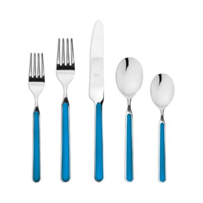 Mepra Fantasia 20-piece Flatware Set In Blue