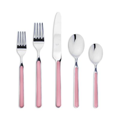 Mepra Fantasia 20-piece Flatware Set In Pink