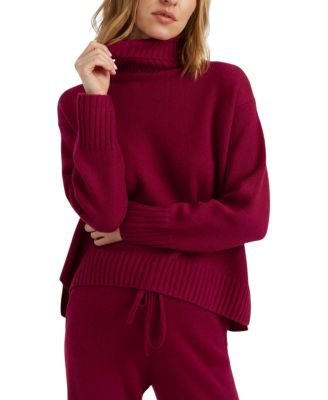  Women's Pure Cashmere Relaxed Rollneck Sweater