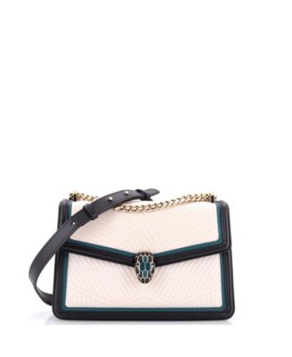  Small Serpenti Forever Shoulder Bag Quilted Leather