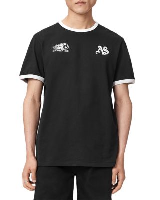 Athletics Logo Graphic Ringer T-Shirt