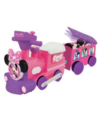 Disney Minnie Mouse Motorized Train Rideon with Track, Ages 3+