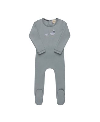 Unisex Cross Stitch Duckling Collection Footie - Baby