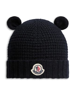 Unisex Teddy Bear Ears Wool Beanie Hat - Big Kid