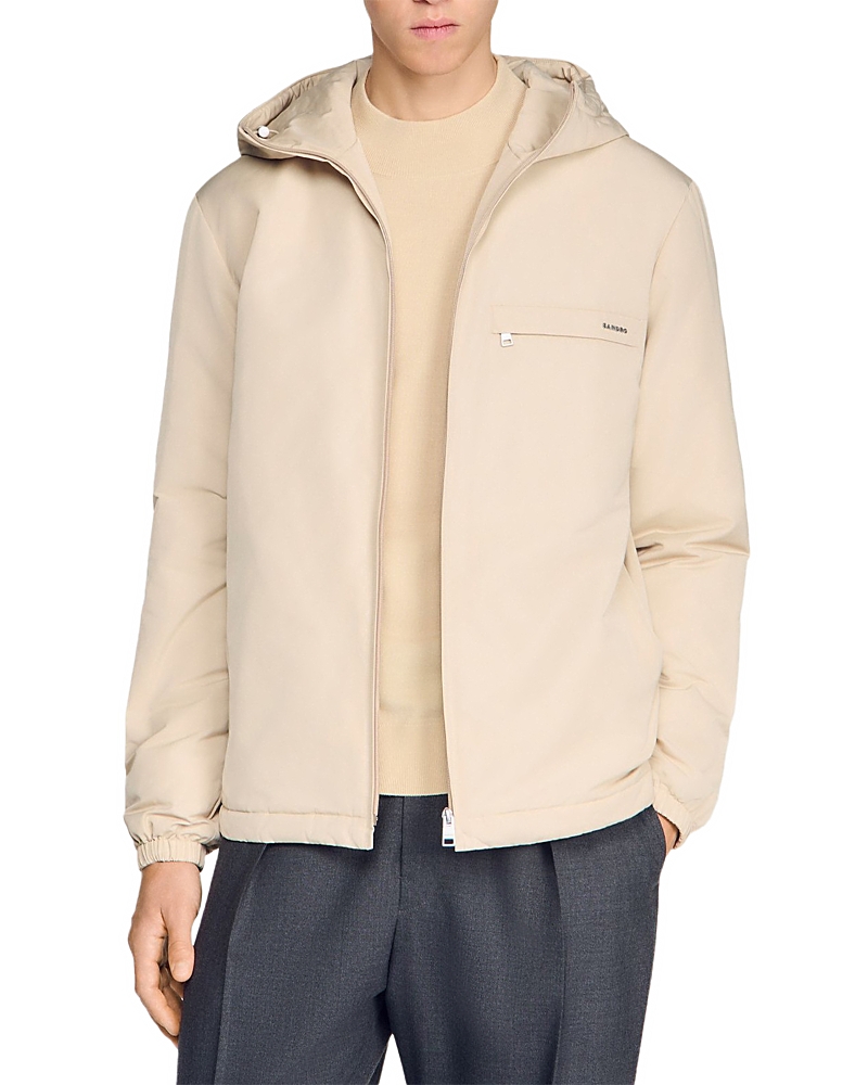 Sandro Regular Fit Nylon Windbreaker