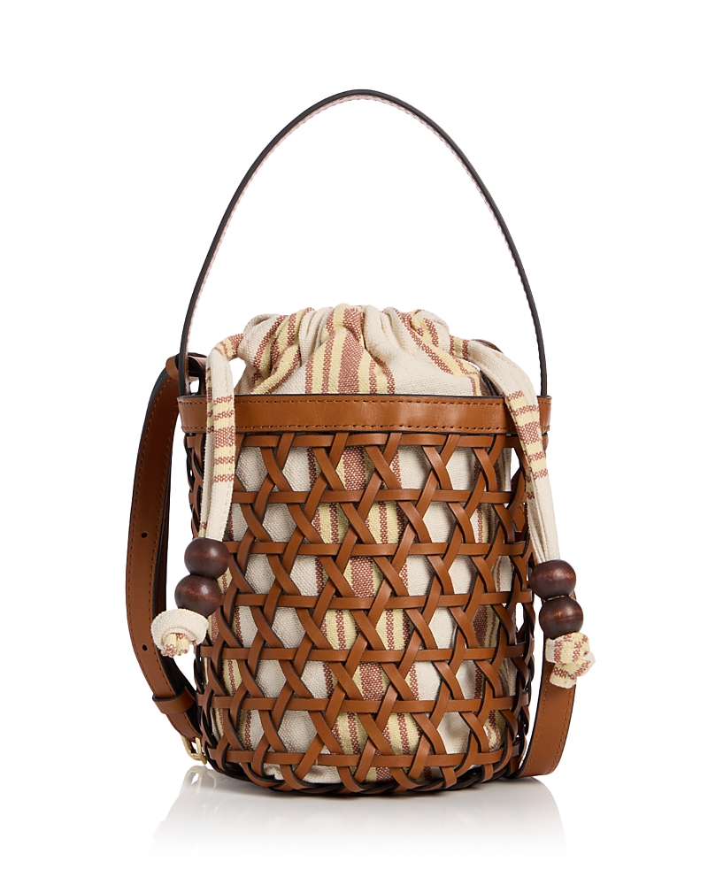 Loeffler Randall Woven Bucket Crossbody Bag