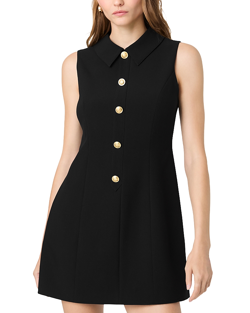 French Connection Azra Sleeveless Collar Mini Dress