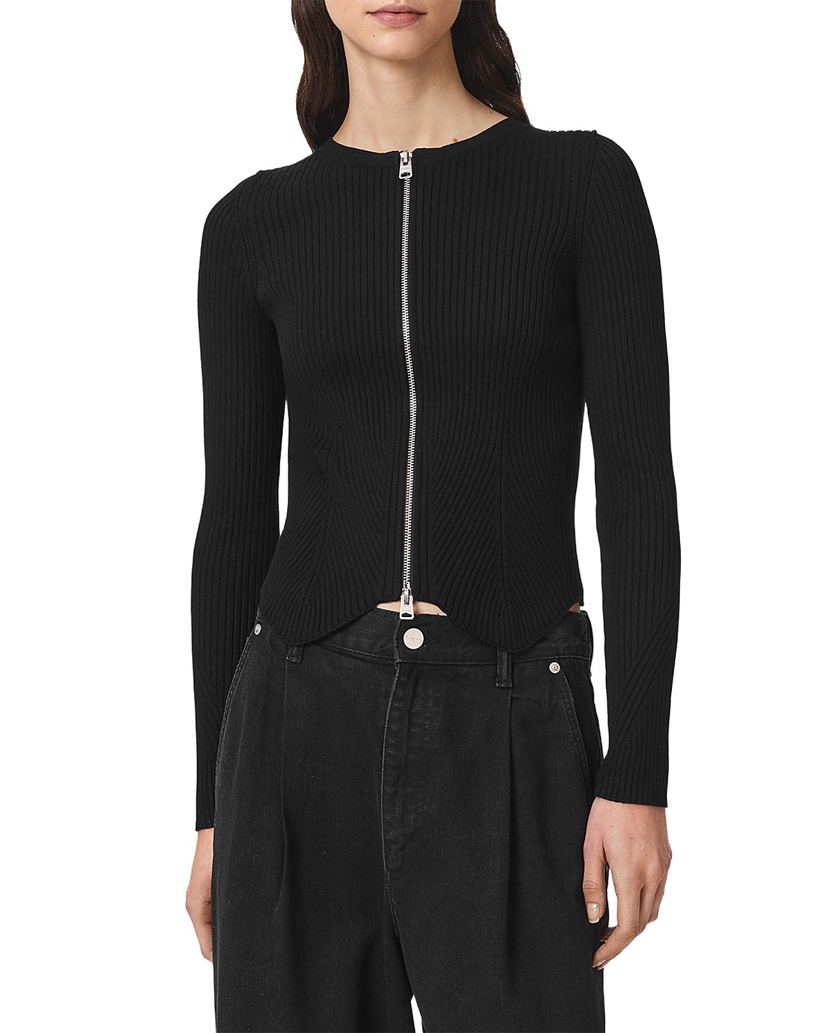 Allsaints Cruz Zip Cardigan