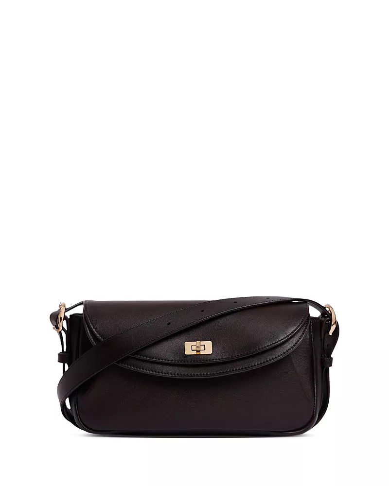 Sandro Le Mambo Medium Leather Crossbody Bag