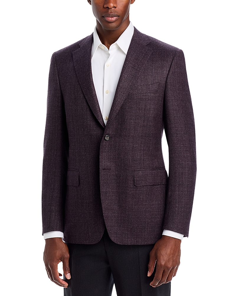 Canali Siena Textured Solid Regular Fit Sport Coat