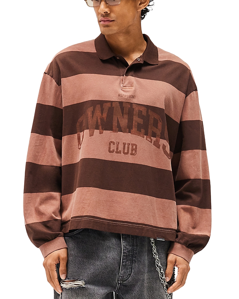 Represent Owners Stripe Rugby Shirt