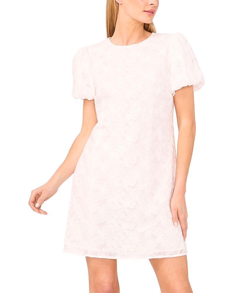 CeCe Bubble Sleeve Swing Dress
