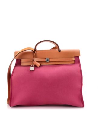 39 Herbag Zip Leather and Toile