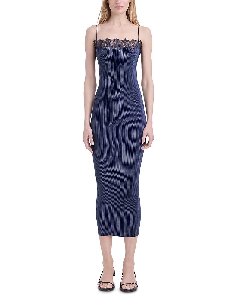 Fforme Lumi Long Pleated Dress