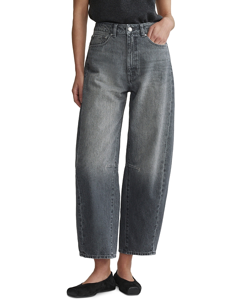 DL1961 Miro Barrel High Rise Highluxe Jeans in Ash Grey