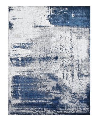 Bokara Rug Co Canvas Art W/ Silk J1170 Area Rug, 7'11" x 10'