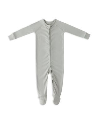 Pehr Unisex Essentials Sleeper Footie - Baby In Gray