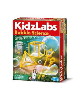 KidzLabs, Bubble Science, DIY Experiment Kit, Create Solutions, Ages 5+