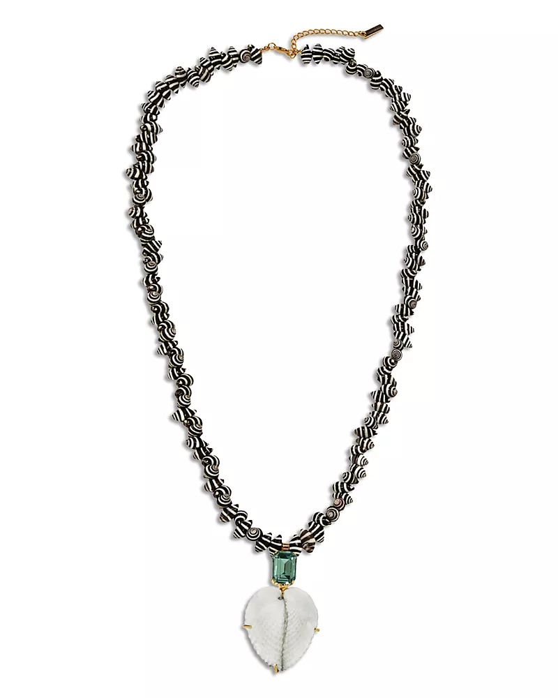 Jennifer Behr Enid Shell Necklace, 16