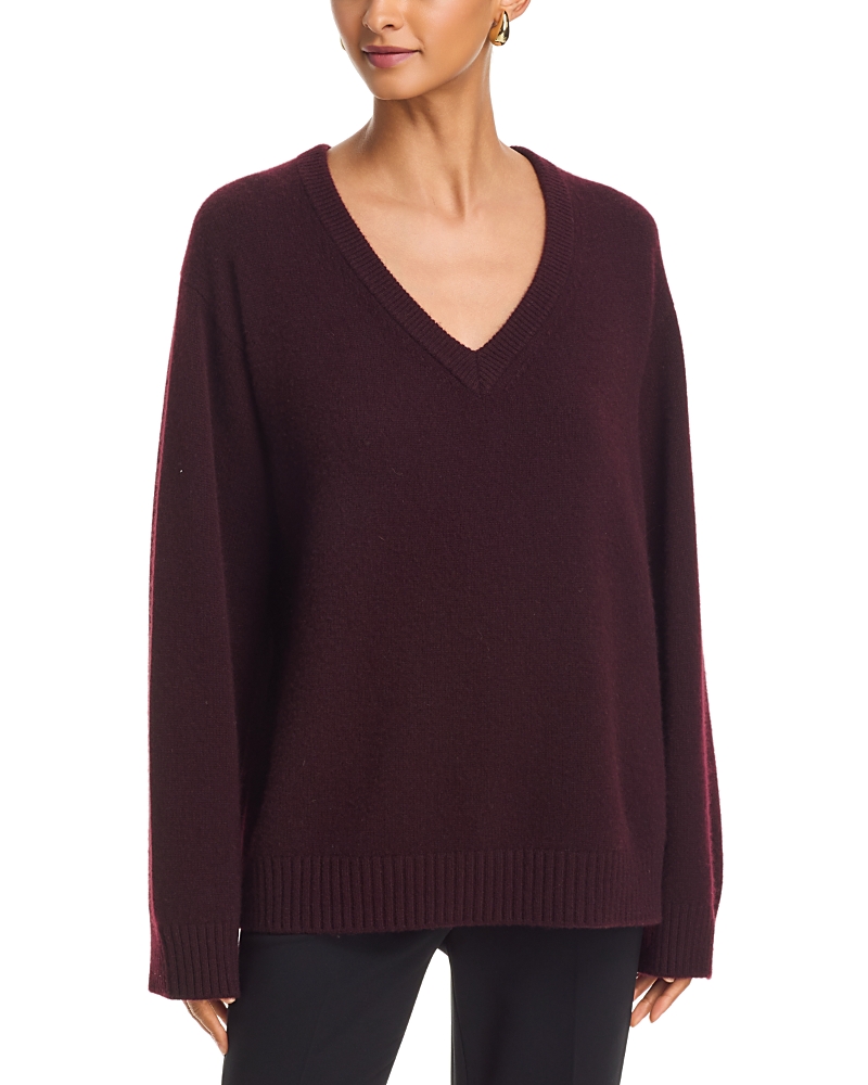 Frame The Cashmere Relaxed V Sweater