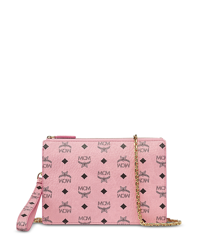 Mcm Aren Visetos Canvas Pouch