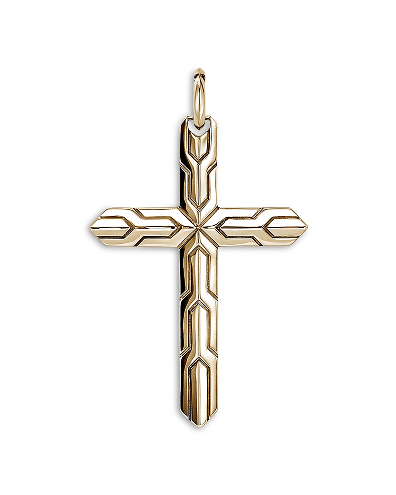 John Hardy 14K Yellow Gold Icon Cross Pendant