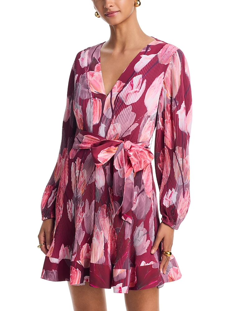 Milly Liv Printed Pleated Dress