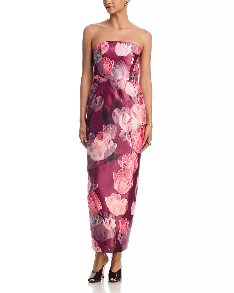 Milly Orion Tulip Brocade Dress