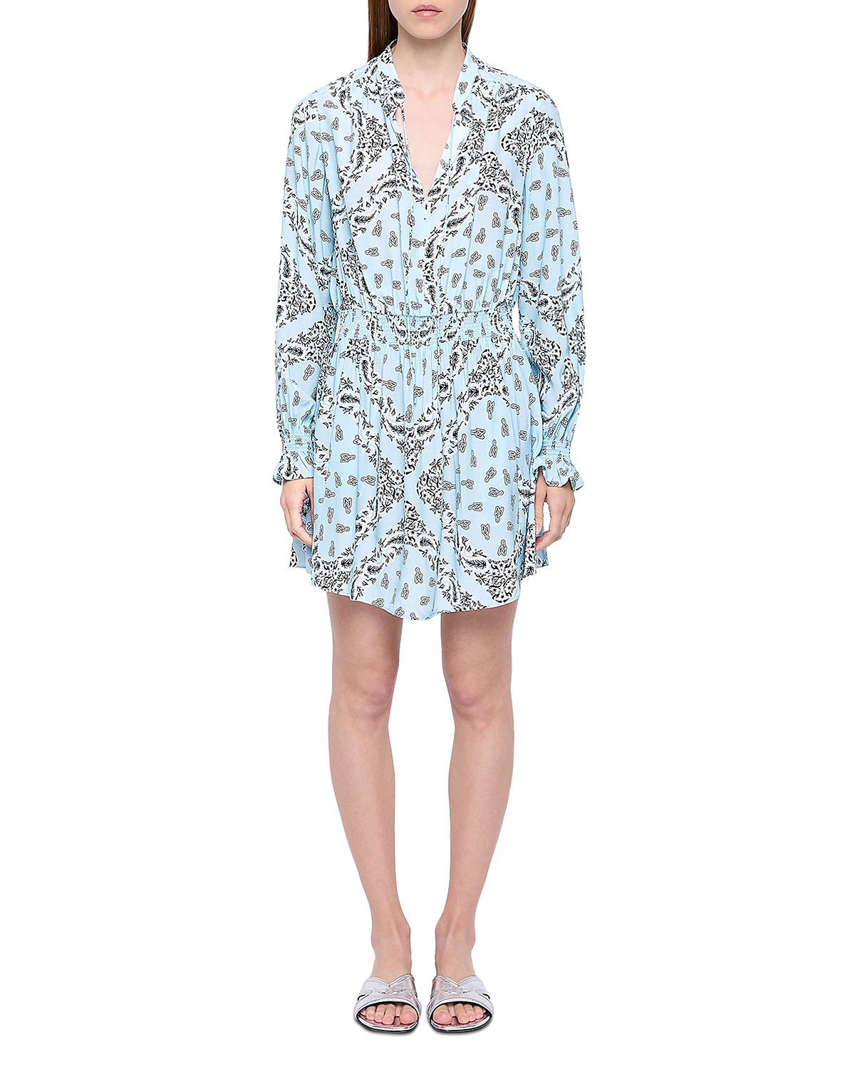 Zadig & Voltaire Rayados Soft Bandana Dress