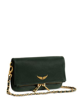 Rock Mini Grained Leather Crossbody