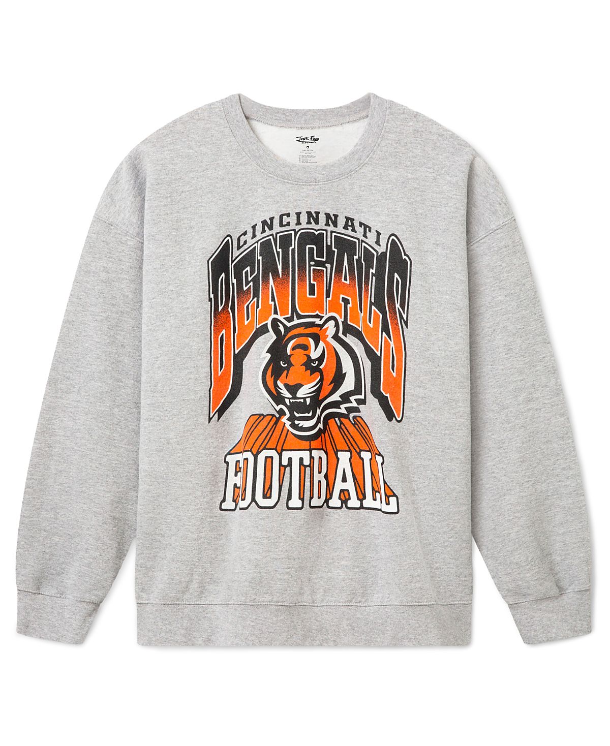 Junk Food Clothing Unisex Cincinnati Bengals All Pro Crew Fleece
