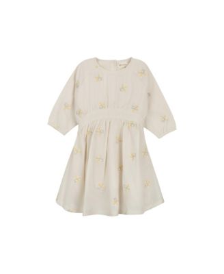 Ely's & Co. Girls' Looms Holland Collection Floral Dress - Little Kid & Big Kid In Neutral