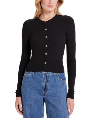  Marina Ribbed Crop Cardigan