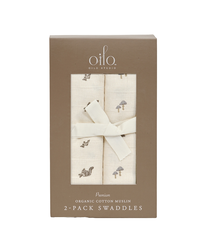 Oilo Studio Unisex 2-piece Swaddles - Baby In Brown