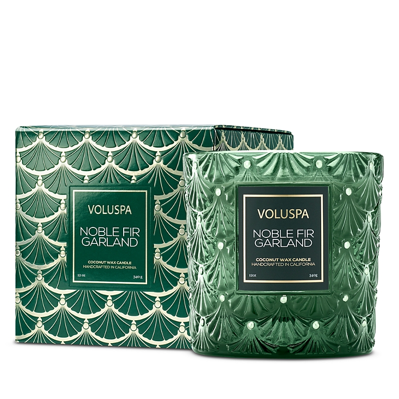 Voluspa Noble Fir Garland Luxe Classic Candle 12 oz.