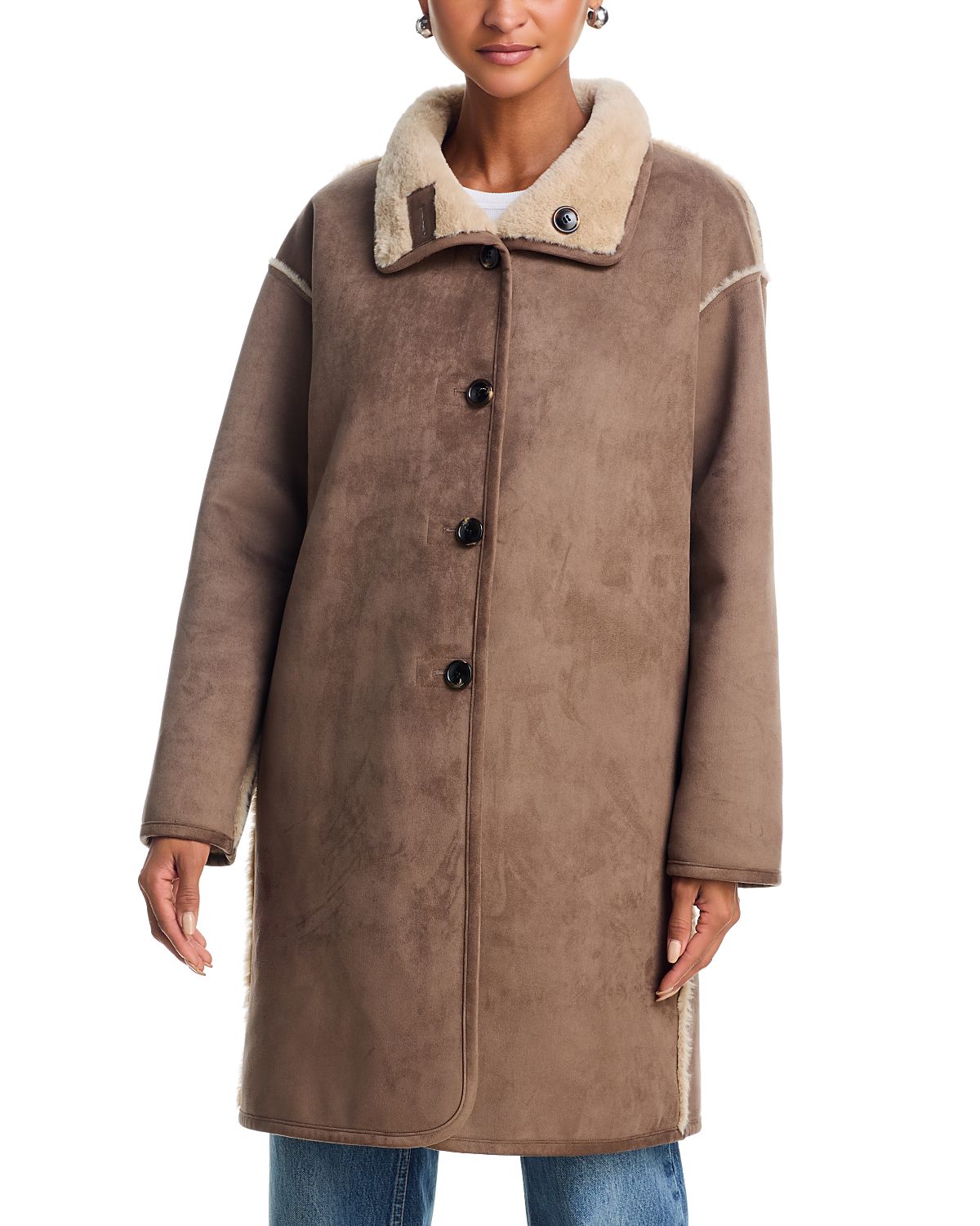 Velvet by Graham & Spencer Yves Faux Shearling Jacket