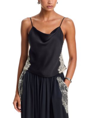Esme Satin Lace Petite Marta Cami