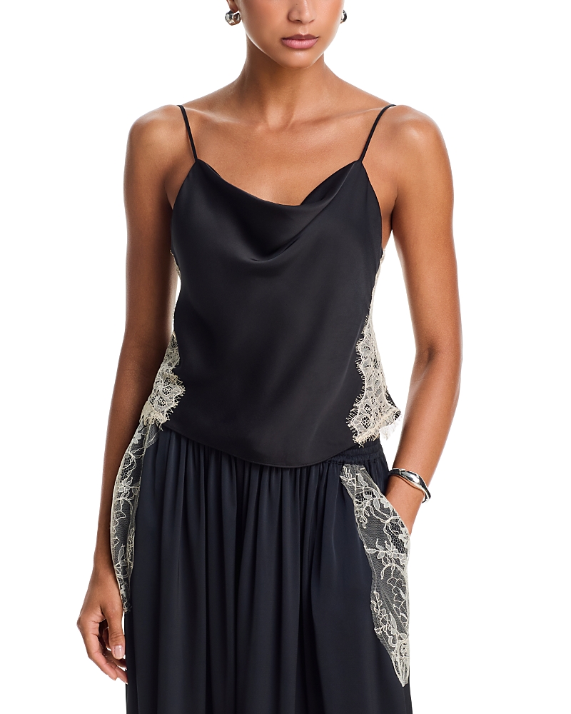 Cinq a Sept Esme Satin Lace Petite Marta Cami