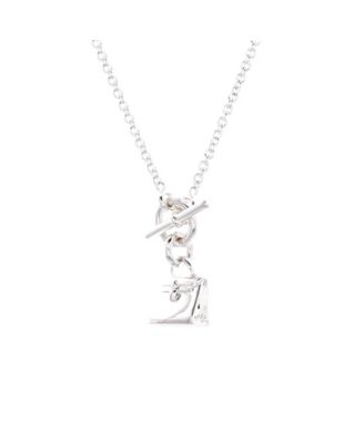 Kelly Amulette Pendant Necklace Sterling Silver, 16"