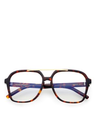 Spencer Aviator Blue Light Blocking Reading Glasses, 55 mm