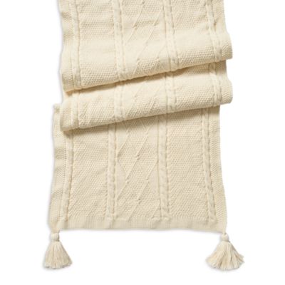 Berry & Thread Cable Knit 18" x 108" Table Runner
