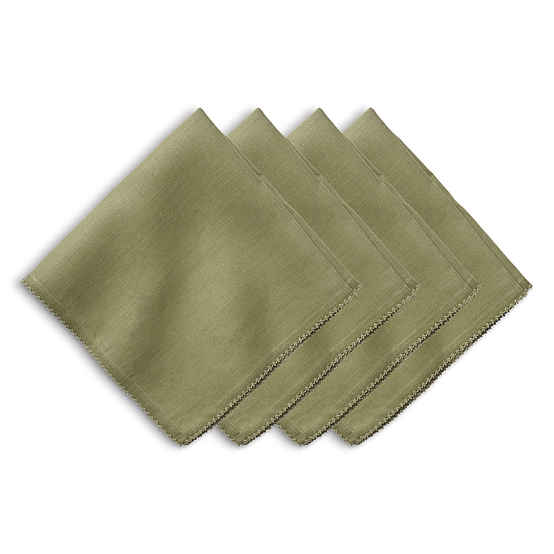 Juliska Berry Scallop Napkin, Set of 4