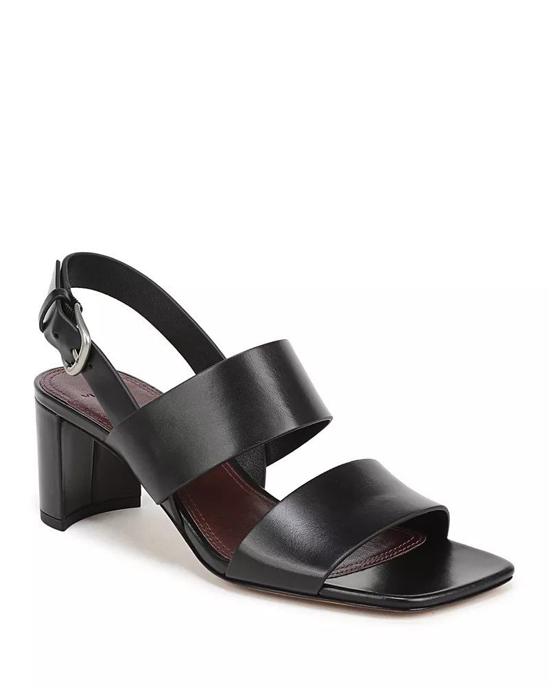 Vince Women's Oliana Leather Block Heel Sandals