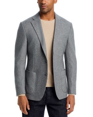 Wool & Cashmere Regular Fit Brushed Jersey Sport Coat