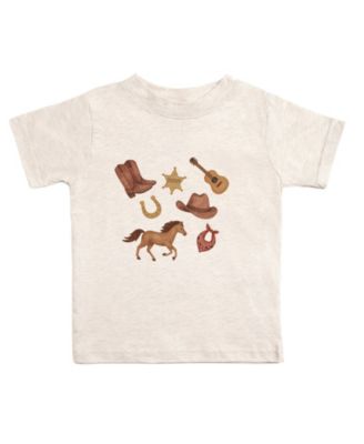 Boys' Western Cowboy Short Sleeve T-Shirt - Baby, Little Kid