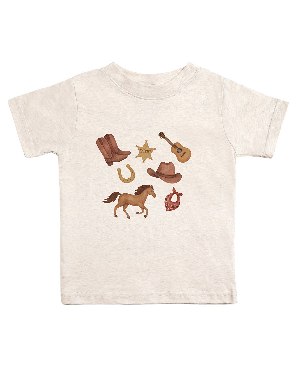 Sweet Wink Boys' Western Cowboy Short Sleeve T-Shirt - Baby, Little Kid