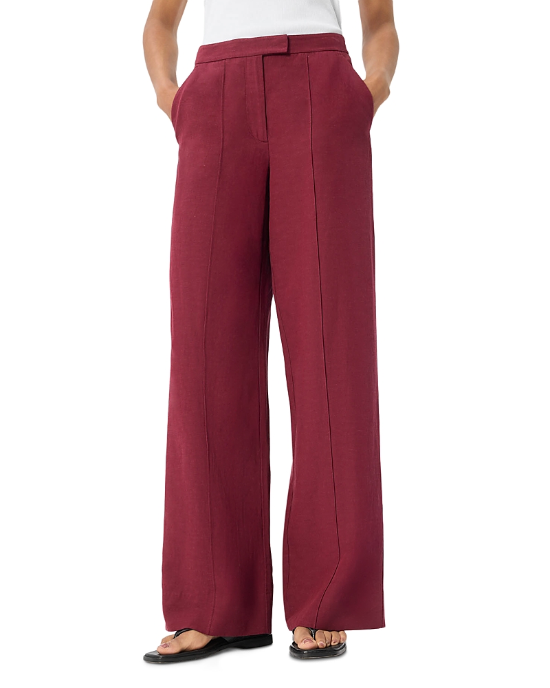 Whistles Petite Full Length Pintuck Trousers